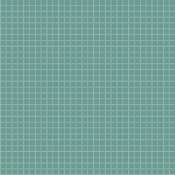 EQP Patchworkstof - Square dance - Blue jade